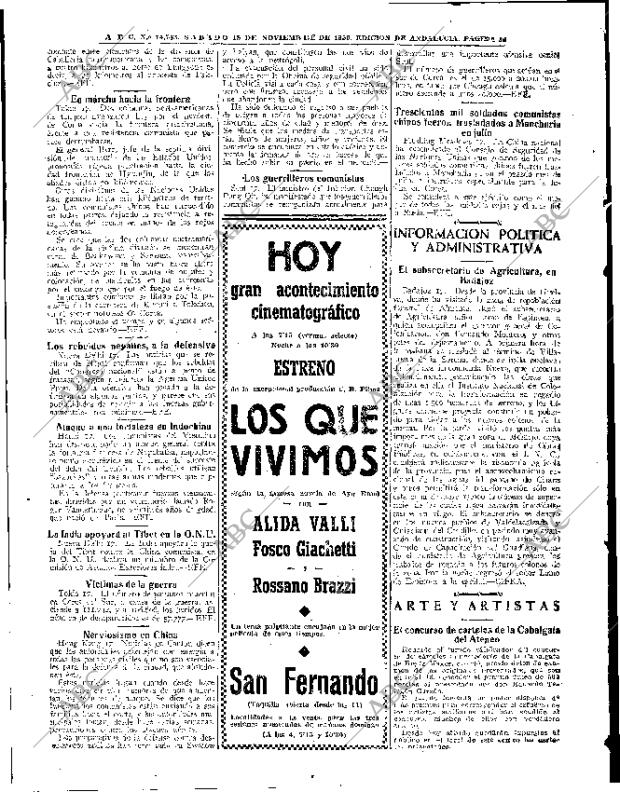 ABC SEVILLA 18-11-1950 página 12