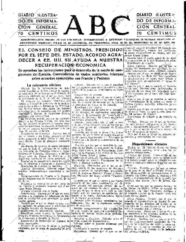 ABC SEVILLA 18-11-1950 página 9