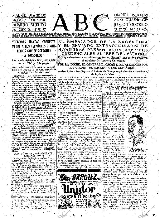 ABC MADRID 22-11-1950 página 15