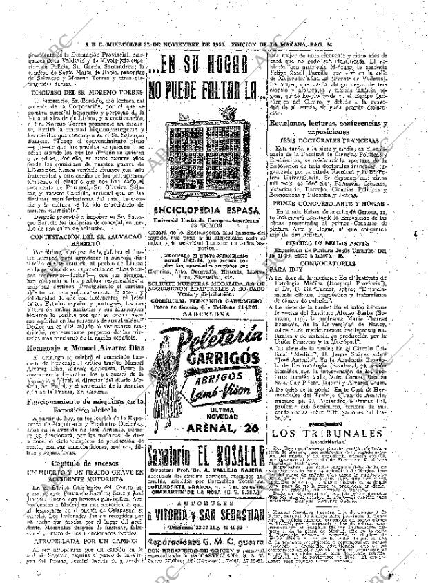 ABC MADRID 22-11-1950 página 24