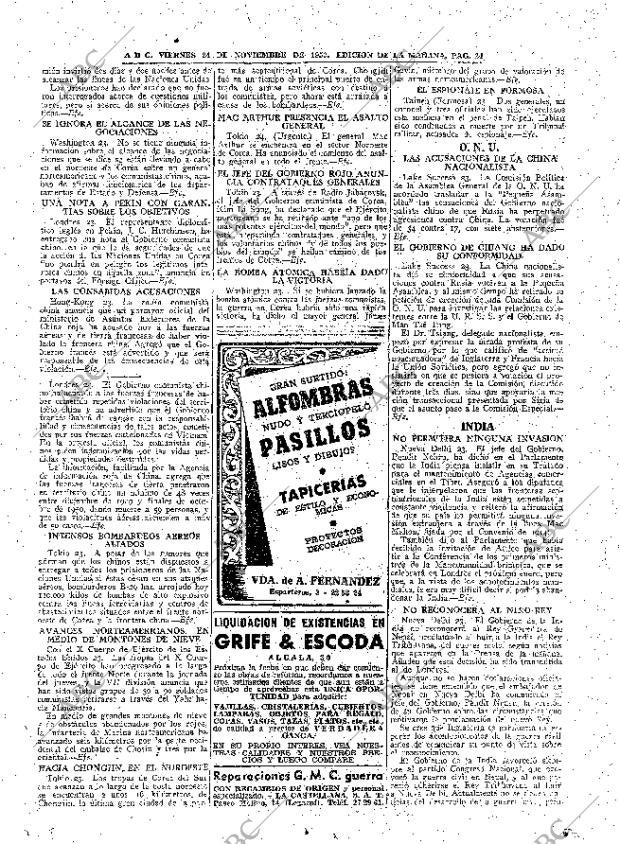 ABC MADRID 24-11-1950 página 24
