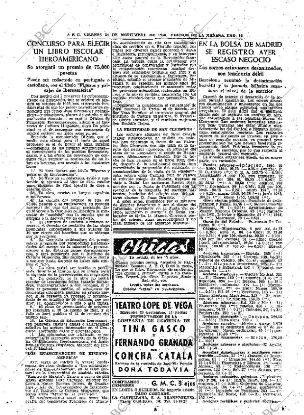 ABC MADRID 24-11-1950 página 26