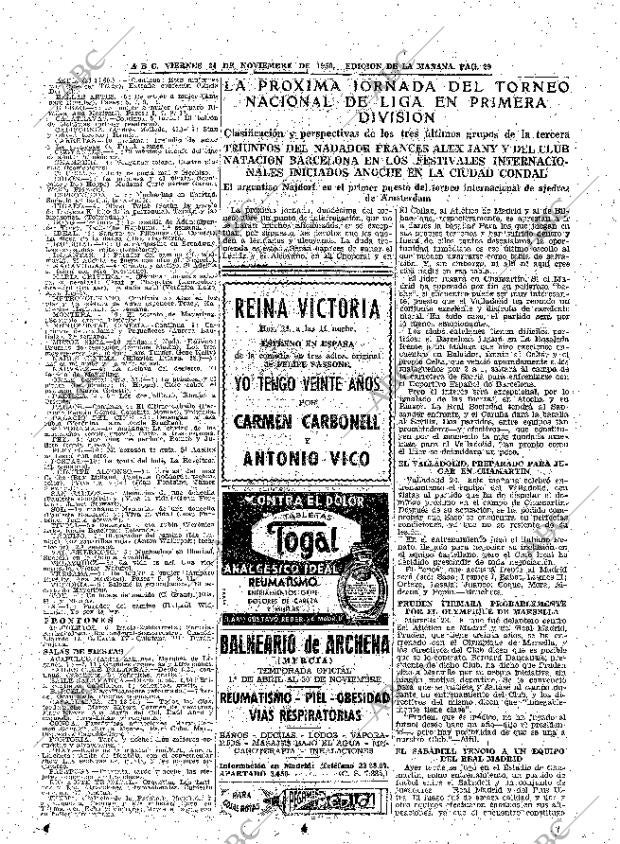 ABC MADRID 24-11-1950 página 29