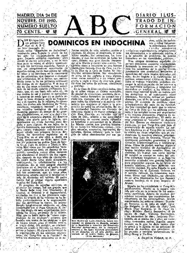 ABC MADRID 24-11-1950 página 3