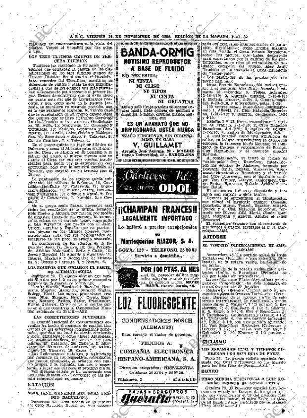 ABC MADRID 24-11-1950 página 30