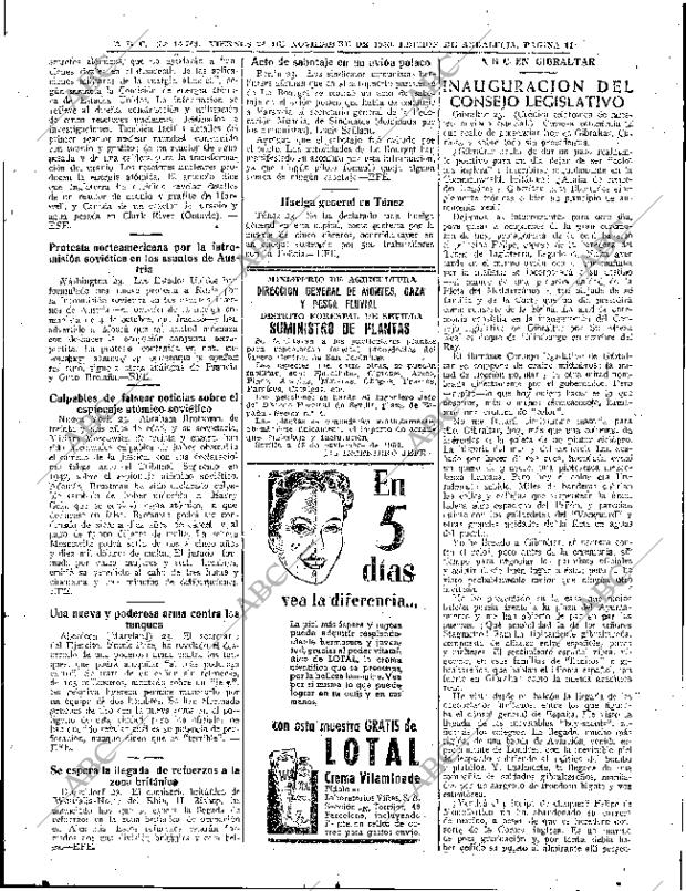 ABC SEVILLA 24-11-1950 página 11