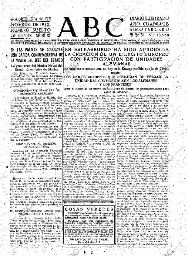 ABC MADRID 26-11-1950 página 15