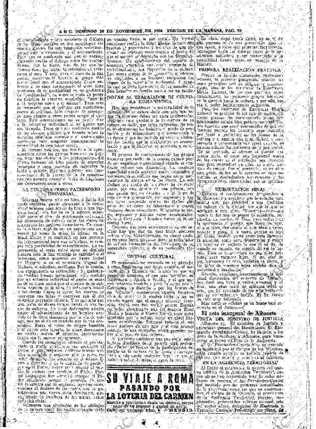 ABC MADRID 26-11-1950 página 20