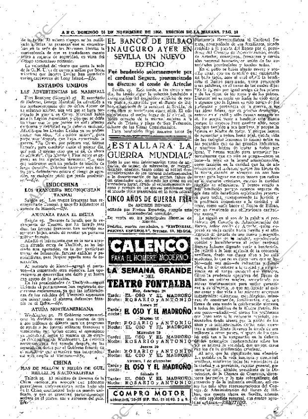 ABC MADRID 26-11-1950 página 23