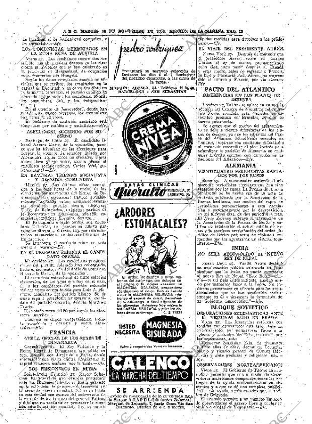 ABC MADRID 28-11-1950 página 23
