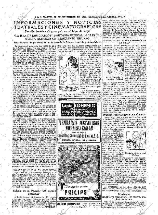 ABC MADRID 28-11-1950 página 27
