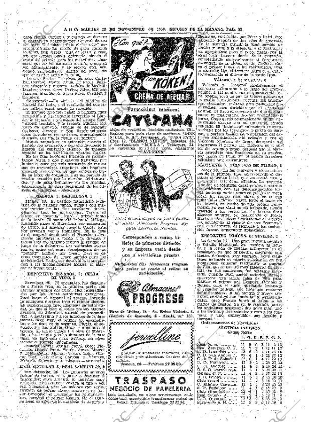 ABC MADRID 28-11-1950 página 33