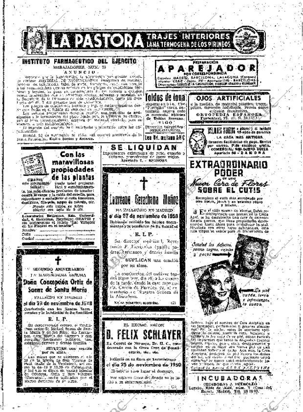 ABC MADRID 28-11-1950 página 38