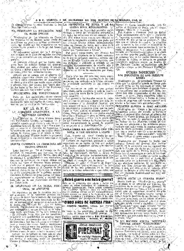 ABC MADRID 01-12-1950 página 20