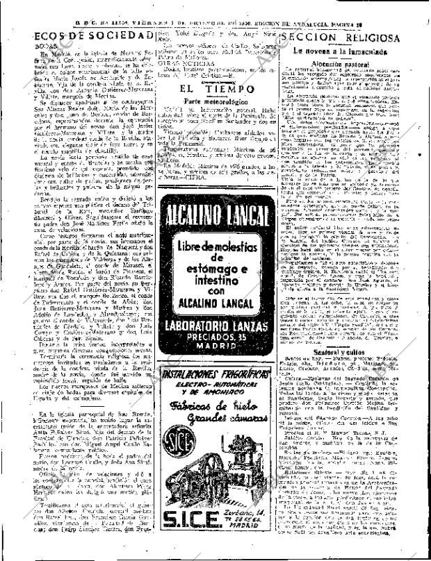 ABC SEVILLA 01-12-1950 página 16