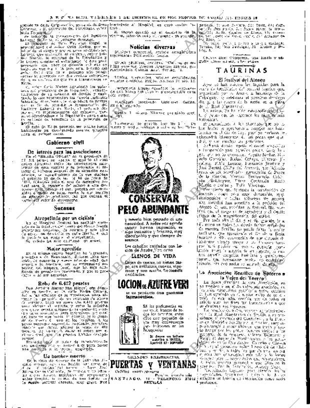 ABC SEVILLA 01-12-1950 página 18