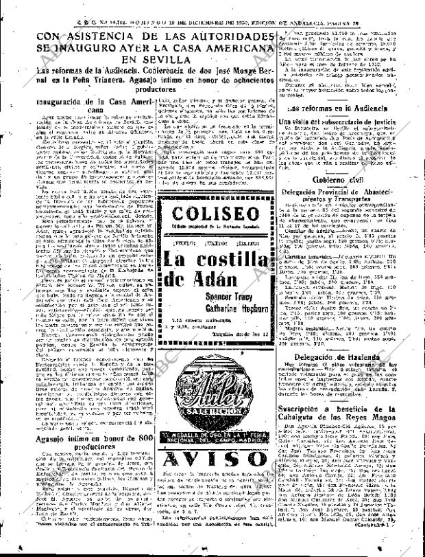 ABC SEVILLA 10-12-1950 página 15