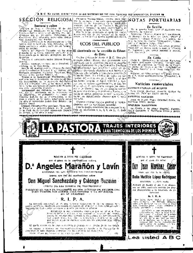 ABC SEVILLA 10-12-1950 página 20