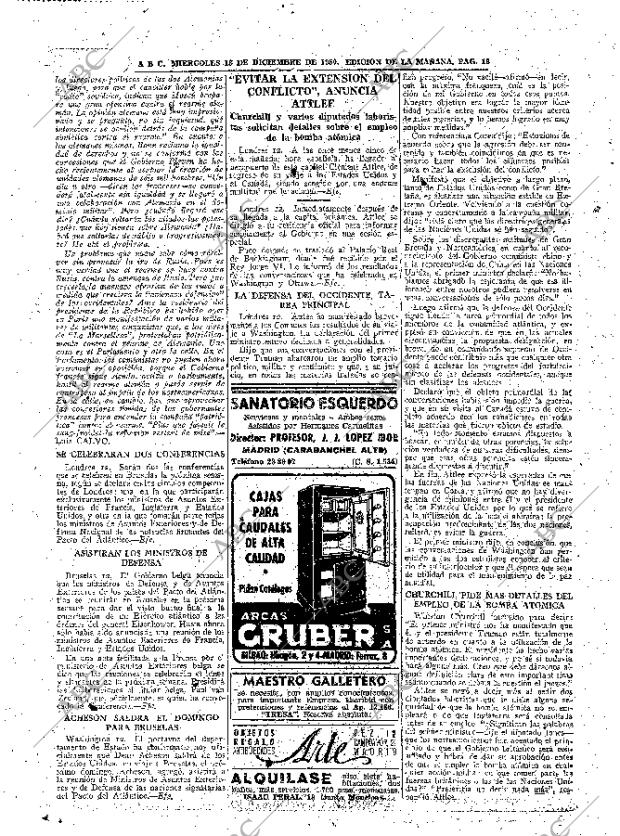 ABC MADRID 13-12-1950 página 18