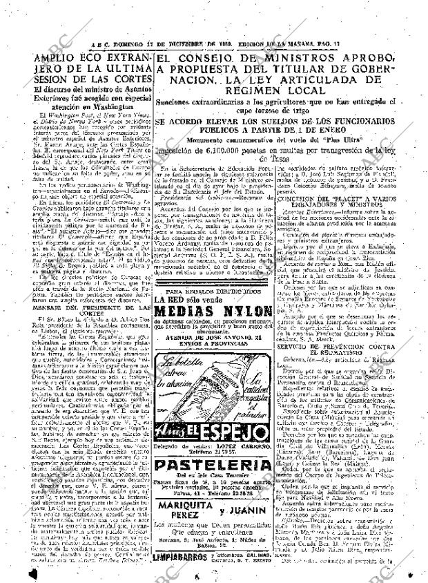 ABC MADRID 17-12-1950 página 17