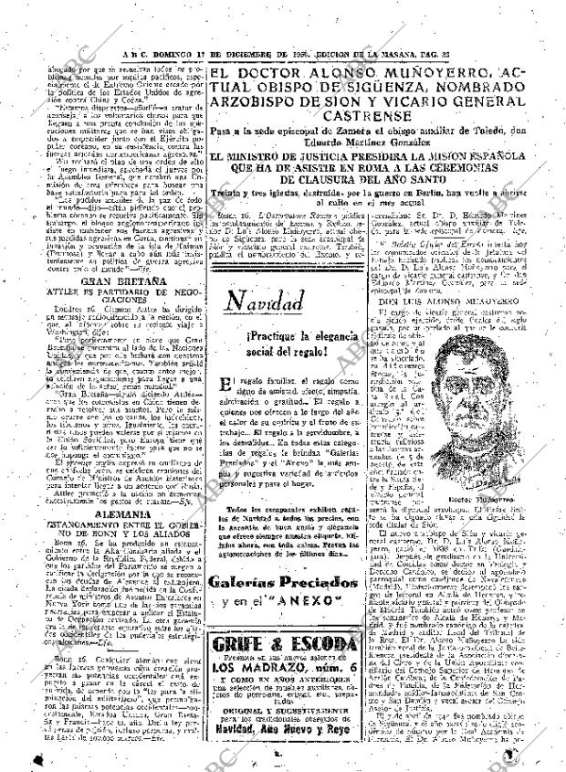ABC MADRID 17-12-1950 página 23