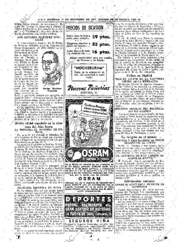 ABC MADRID 17-12-1950 página 24