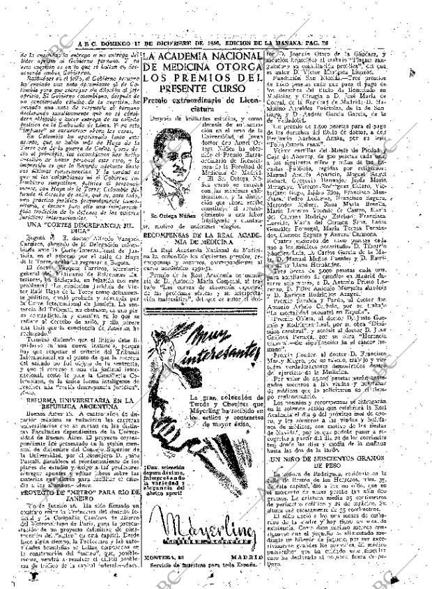 ABC MADRID 17-12-1950 página 26