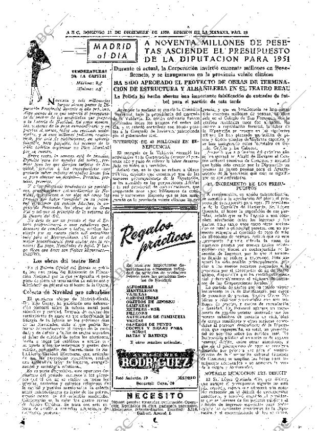 ABC MADRID 17-12-1950 página 29