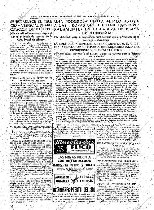 ABC MADRID 20-12-1950 página 21