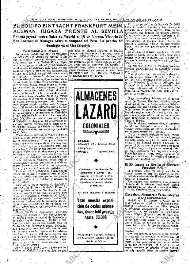 ABC SEVILLA 20-12-1950 página 19