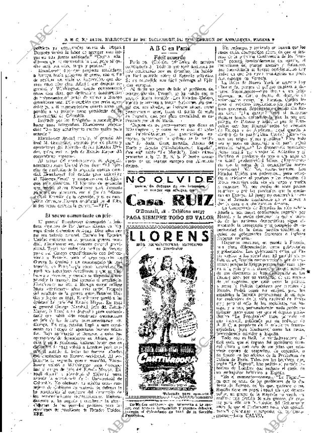 ABC SEVILLA 20-12-1950 página 9