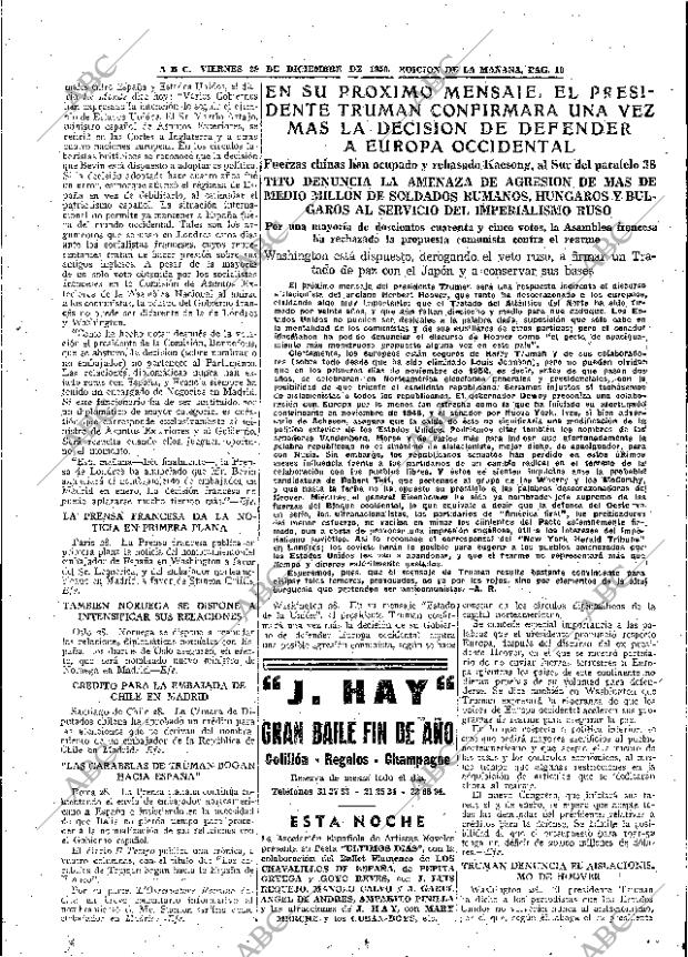 ABC MADRID 29-12-1950 página 19