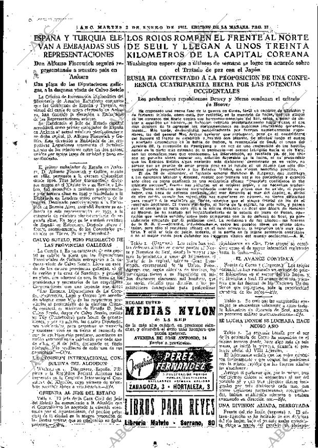 ABC MADRID 02-01-1951 página 27