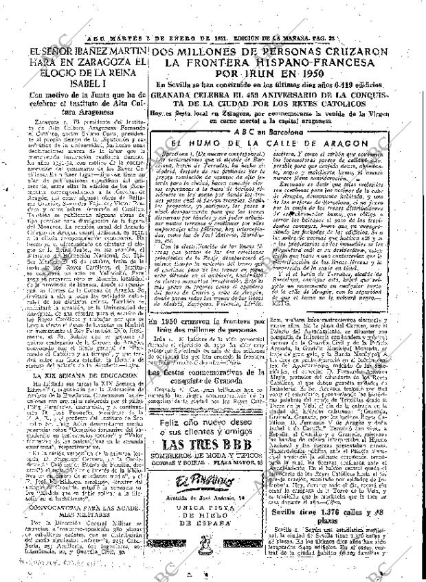 ABC MADRID 02-01-1951 página 33