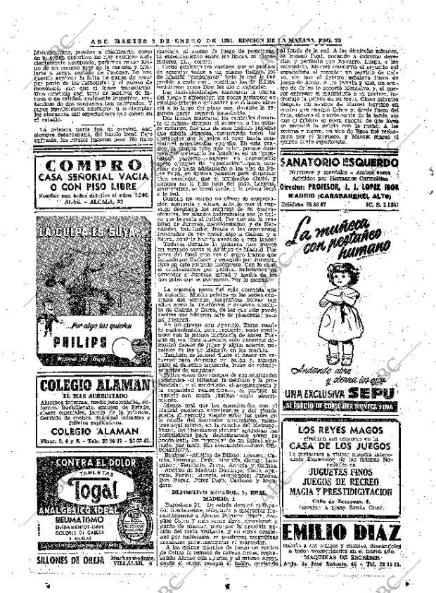 ABC MADRID 02-01-1951 página 38