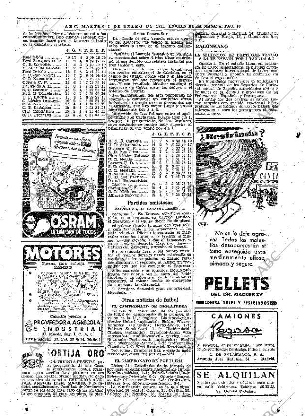 ABC MADRID 02-01-1951 página 40