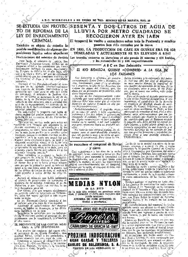 ABC MADRID 03-01-1951 página 19
