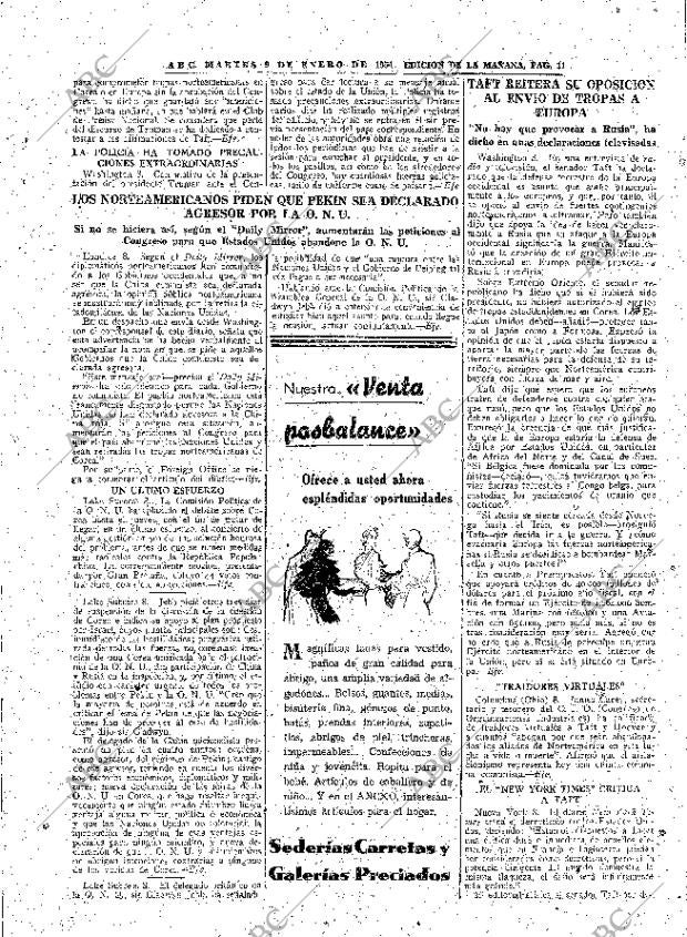 ABC MADRID 09-01-1951 página 11