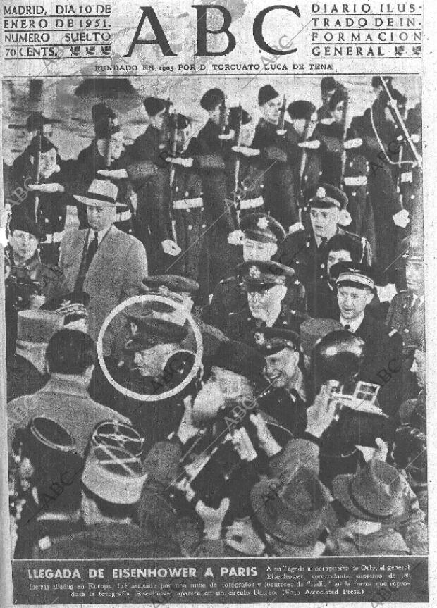 ABC MADRID 10-01-1951 página 1