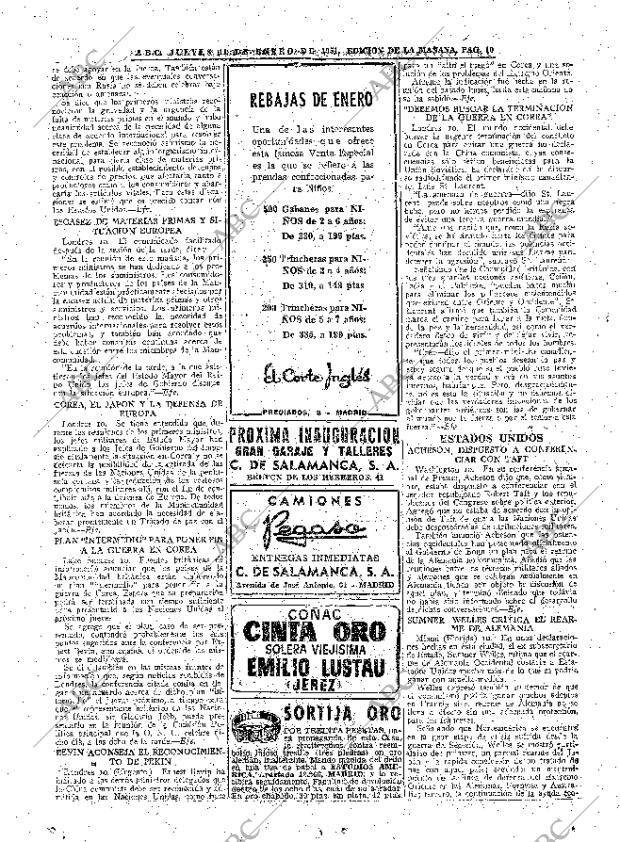 ABC MADRID 11-01-1951 página 10