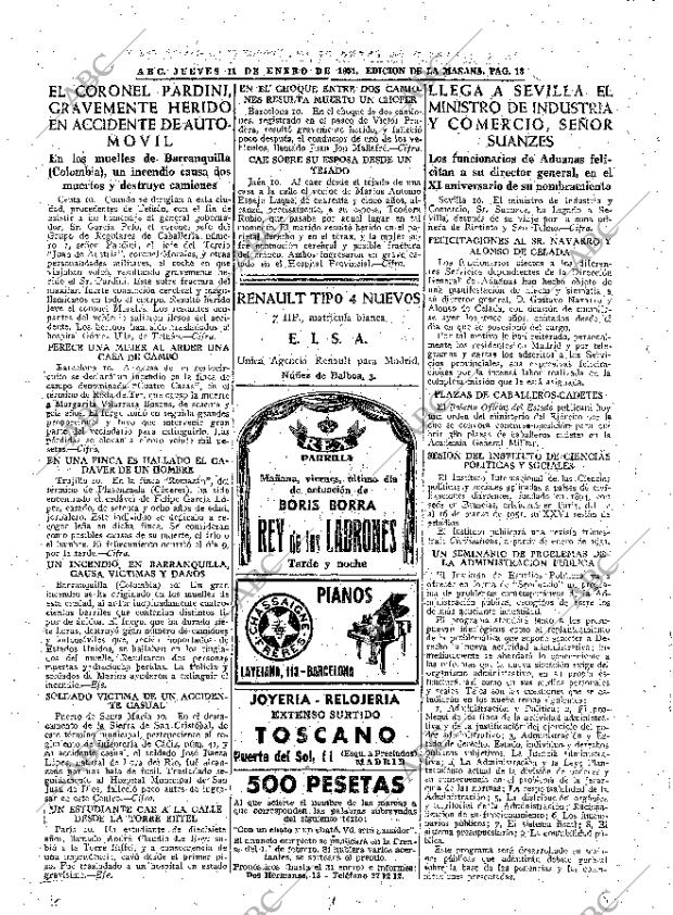 ABC MADRID 11-01-1951 página 18