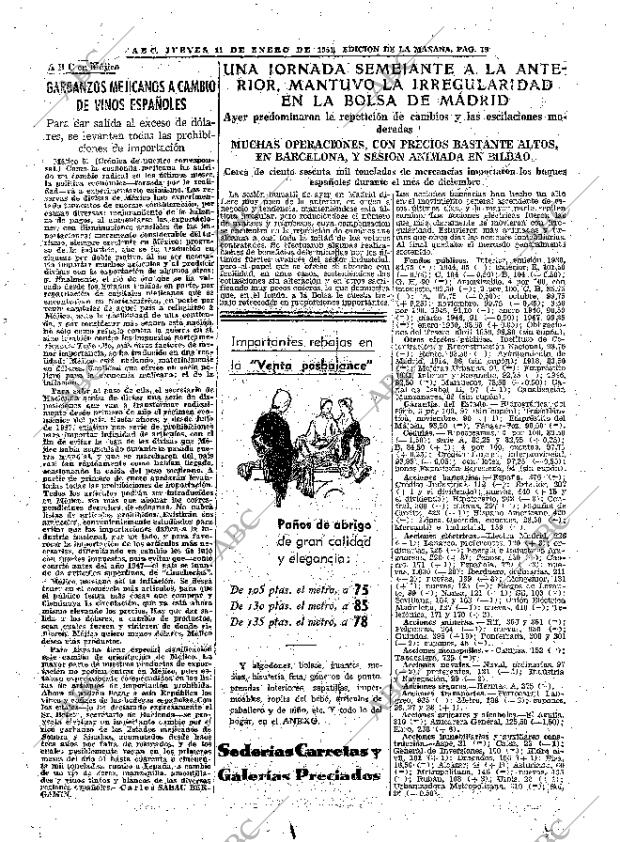 ABC MADRID 11-01-1951 página 19