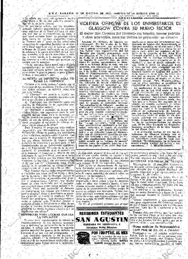 ABC MADRID 13-01-1951 página 11