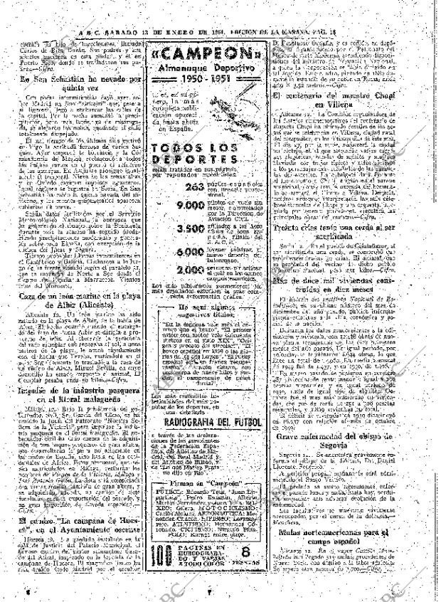 ABC MADRID 13-01-1951 página 18