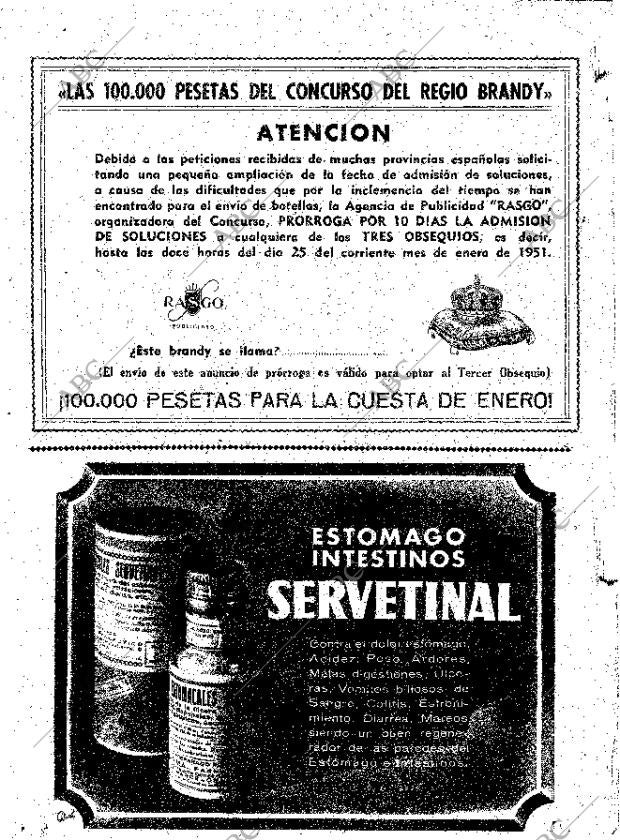 ABC MADRID 13-01-1951 página 2