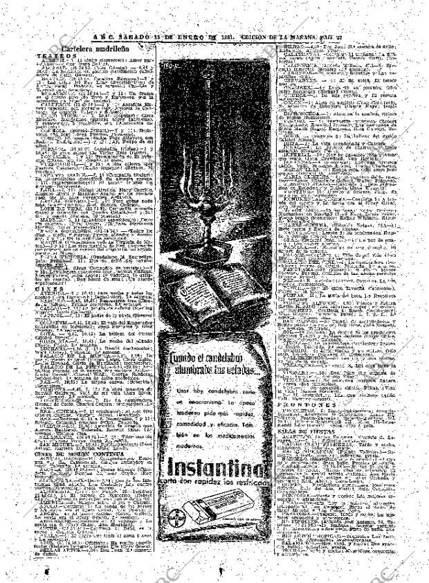 ABC MADRID 13-01-1951 página 22