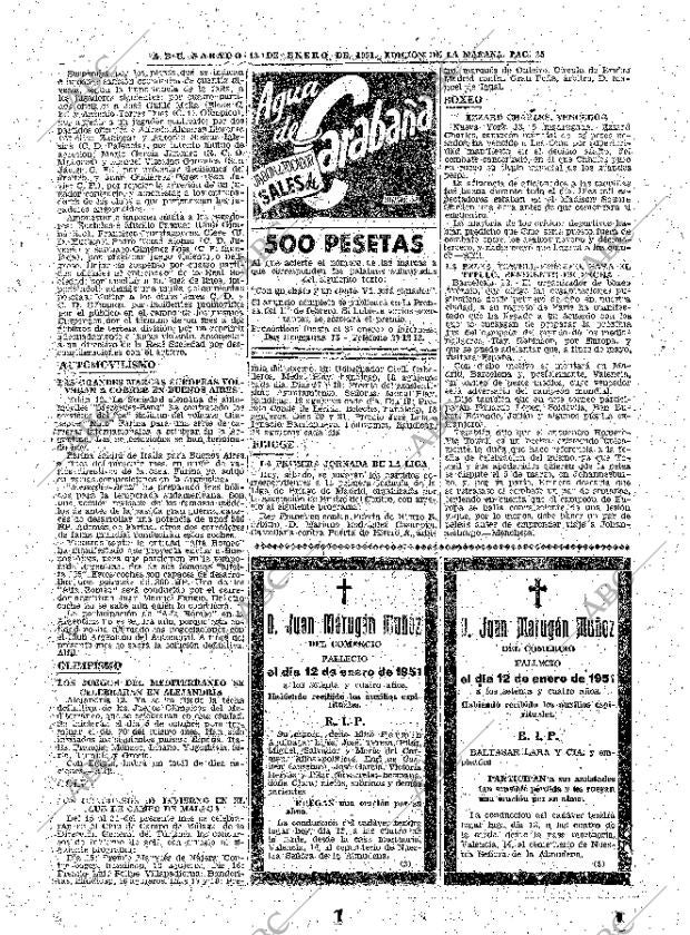 ABC MADRID 13-01-1951 página 25