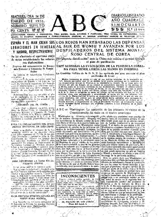 ABC MADRID 14-01-1951 página 17