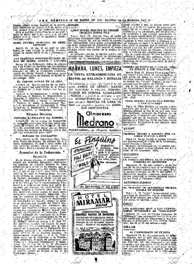 ABC MADRID 14-01-1951 página 34