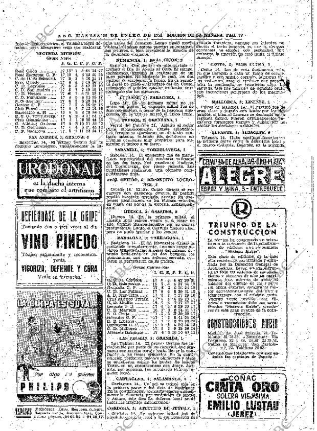 ABC MADRID 16-01-1951 página 28